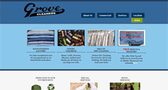 Desktop Screenshot of grovecleaners.com